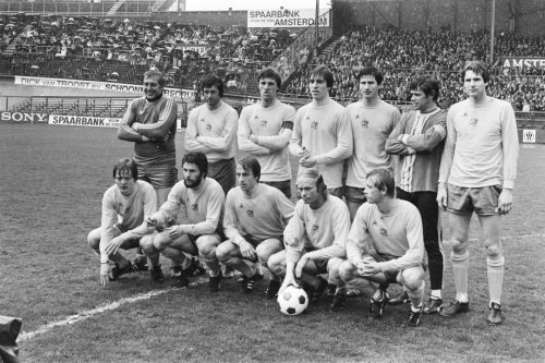 Foto van FC Amsterdam - Ajax 2 - 3 (1-5-1977)