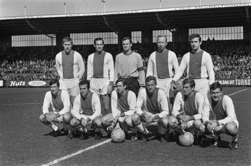 Foto van Ajax - Blauw-Wit 1 - 0 (24-3-1968)